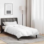 vidaXL Couette Blanc 135 x 220 cm Plume