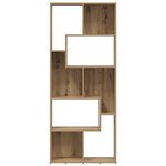 vidaXL Bibliothèque chêne artisanal 67x24x161 cm bois d'ingénierie