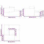 vidaXL Cache-pot de jardin Argent 80 x 80 x 50 cm Acier inoxydable