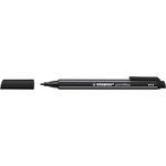 Stylo feutre pointMax pointe moyenne 0.8mm noir x 10 STABILO
