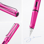 Stylo à plume safari pink  taille de plume: M LAMY