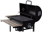 Barbecue charbon XXL de bois "King" - 95 x 63 x 105 cm - Noir