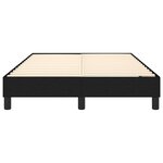 vidaXL Cadre de lit Noir 120x200 cm Tissu