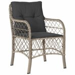 vidaXL Ensemble de salle à manger pour jardin 5 Pièces Gris clair