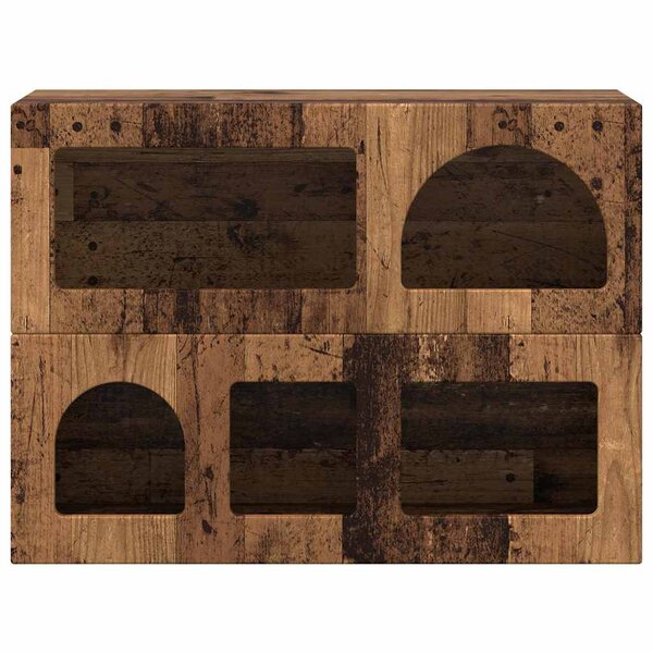 vidaXL Buffet Bois ancien 80 5 x 35 x 59 cm Bois d'ingénierie