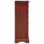 vidaXL Commode Marron 45 x 35 x 100 5 cm Bois de Mahogany Massif