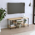 vidaXL Meuble TV chêne sonoma 102x35x45 5 cm bois d'ingénierie