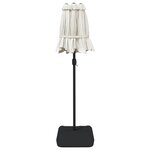 vidaXL Parasol de jardin à double tête blanc sable 316x240 cm