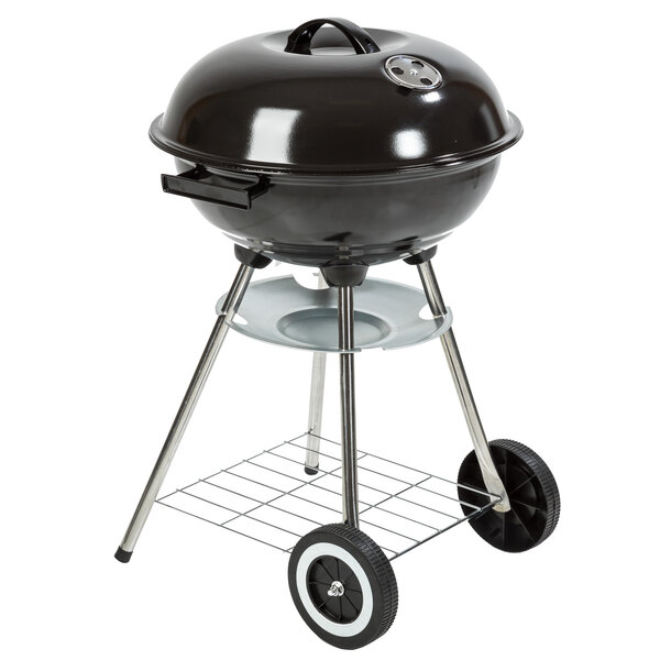 Tectake Barbecue charbon sur roues Ø 41,5 cm
