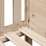 vidaXL Cadre de lit enfants avec tiroirs sans matelas 90x190 cm bois