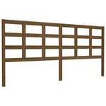 vidaXL Tête de lit Marron miel 205 5x4x100 cm Bois massif de pin