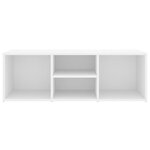 vidaXL Banc à chaussures Blanc 105x35x35 cm Aggloméré