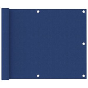 vidaXL Écran de balcon Bleu 75x500 cm Tissu Oxford
