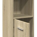 vidaXL Armoire de salle de bain Chêne sonoma 30x30x183 5 cm Aggloméré