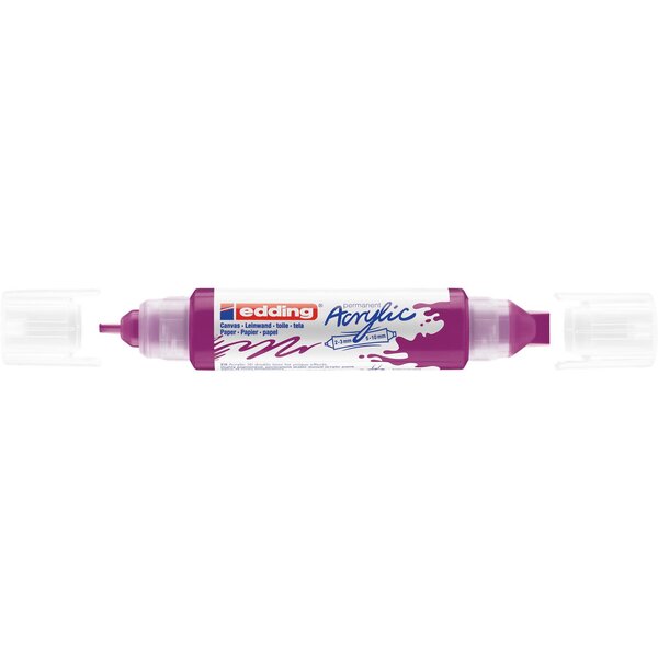 Marqueur acryl 3d dble pointe 5400 baie 2-3 mm  5-10 mm EDDING