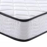 vidaXL Matelas en mousse moyennement doux 90x200 cm