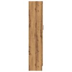 vidaXL Bibliothèque chêne artisanal 82 5x30 5x150 cm bois d'ingénierie