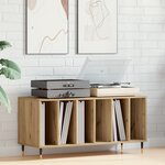 Meuble de rangement vidaXL en chêne artisanal 100x38x48 cm en bois d'ingénierie