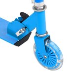 vidaXL Scooter 2 roues d'enfants et guidon réglable en aluminium Bleu