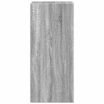 vidaXL Buffet sonoma gris 40x41x93 cm bois d'ingénierie