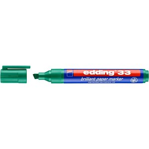 Marqueur papier encre brillante 33 vert 1-5 mm EDDING