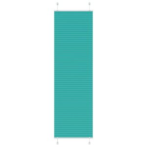 vidaXL Store plissé vert pétrole 65x200 cm largeur du tissu 64 4 cm