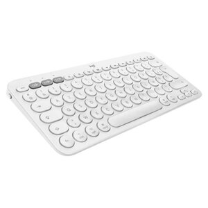 Clavier ordinateur - bluetooth - logitech - k380 multi-device - blanc