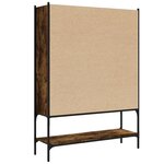 vidaXL Bibliothèque chêne fumé 102x30x141 5 cm bois d'ingénierie