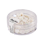 Sequins Blanc irisé Ø6 mm Lisses 6 g Lavable