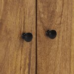 vidaXL Buffet avec 2 portes 60x33x75 cm bois massif de manguier