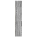 vidaXL Armoire de rangement mince sonoma gris 50x42 5x225 cm