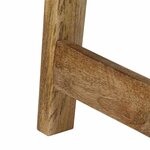 vidaXL Table console 90x32x75 cm bois massif de manguier brut