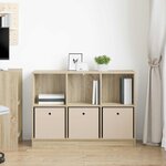 vidaXL Buffet Chêne Sonoma 102 x 32 x 73 5 cm
