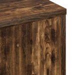 vidaXL Table basse Chêne fumé 90 x 49 x 46 cm Bois d'ingénierie