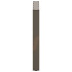 vidaXL Pieds de table à manger en forme de U  2 pièces  acier naturel  90 x (72-73) cm