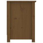 vidaXL Meuble TV Marron miel 103x36 5x52 cm Bois de pin massif
