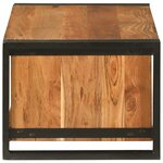 vidaXL Table basse Marron 90 x 50 x 38 cm Bois d'Acacia Massif