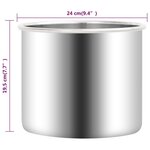 vidaXL Chambre à vide avec pompe à un étage 7 4 L