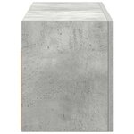 vidaXL Armoire murale de bain gris béton 60x25x30 cm bois d'ingénierie