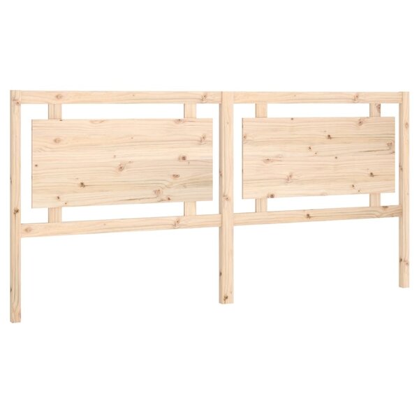 vidaXL Tête de lit 205 5x4x100 cm Bois massif de pin