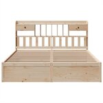 vidaXL Cadre de lit sans matelas 180x200 cm bois massif de pin