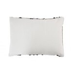Coussin berbere Ethno - 40 x 60 cm - Beige naturel et noir