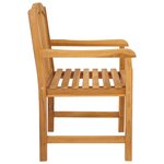 vidaXL Chaise en rose sculptée à la main 2 Pièces Naturel