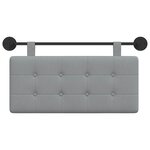 vidaXL Tête de lit suspendue tissu