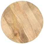 vidaXL Table d'appoint 45x (45-62) cm Bois de manguier massif et fonte