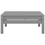 Salon de jardin meuble d'extérieur ensemble de mobilier 5 pièces gris bois de pin massif 02_0016581