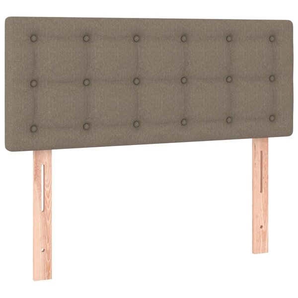 vidaXL Tête de lit Taupe 100x5x78/88 cm Tissu