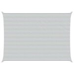 vidaXL Voile d'ombre Gris clair et blanc 5 x 7 m