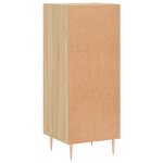 vidaXL Buffet Chêne sonoma 34 5x34x90 cm Bois d'ingénierie