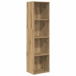 vidaXL Bibliothèque chêne artisanal 40x30x152 cm bois d'ingénierie